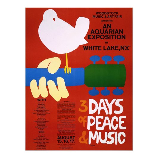 Vintag Music Festival Poster (Vorne)