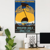 Vintag Music Festival Poster (Heimbüro)