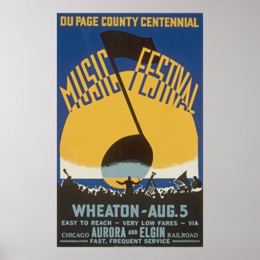 Vintag Music Festival Poster (Vorne)