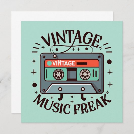 Vintag Music Freak (Vorne/Hinten)