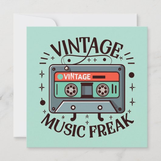 Vintag Music Freak (Vorderseite)