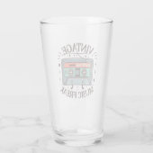Vintag Music Freak Glas (Rückseite)