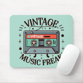Vintag Music Freak Mousepad