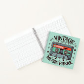 Vintag Music Freak Notizblock (Innenseite)