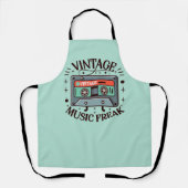 Vintag Music Freak Schürze (Vorderseite)
