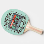 Vintag Music Freak Tischtennis Schläger (Seitenansicht)