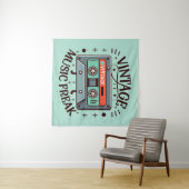 Vintag Music Freak Wandteppich (Beispiel (Horizontal))