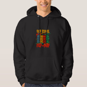 Vintag Music Graffiti Boombox Alte Schule Hip Hop Hoodie