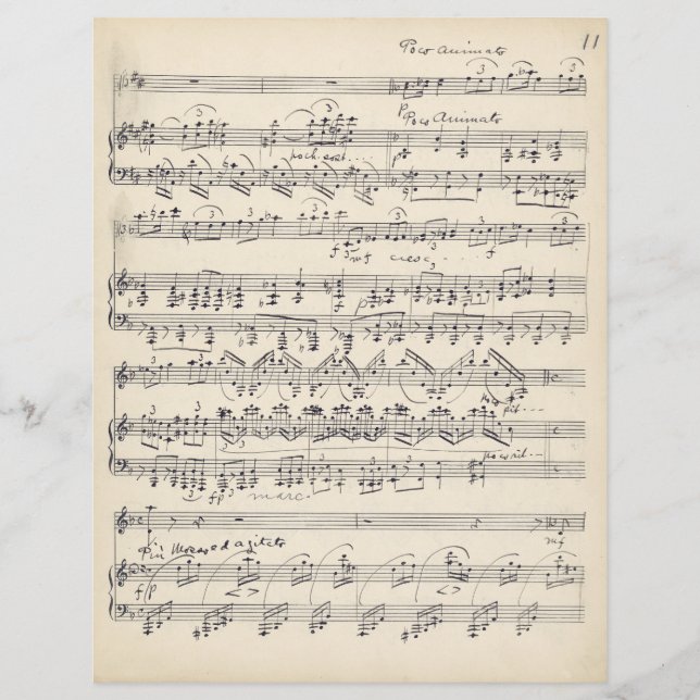 Vintag Music Handbook Decoupage Scrapbook (Vorderseite)