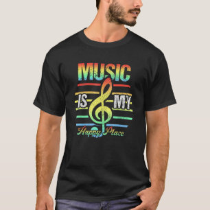 Vintag Music ist My Happy Musician Music Singer T-Shirt