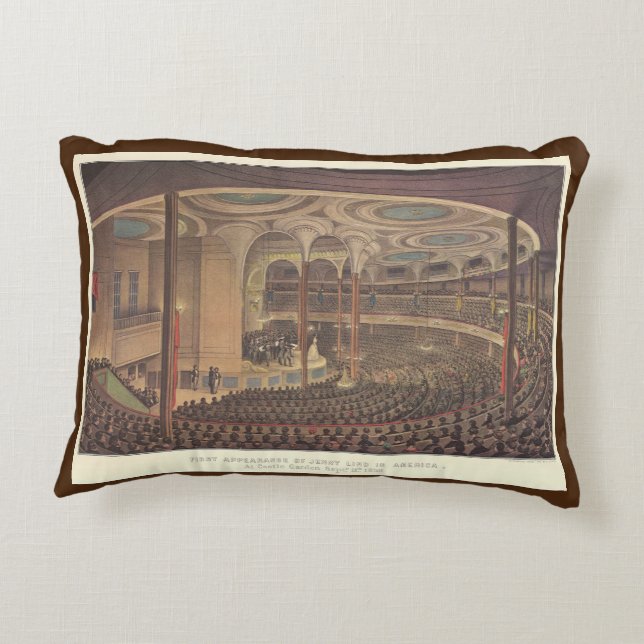 Vintag Music, Jenny Lind, Sängerin der Schwedische Dekokissen (Rückseite)