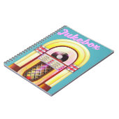 Vintag Music Jukebox Notizblock (Linke Seite)