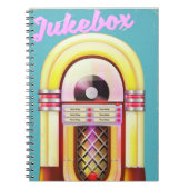 Vintag Music Jukebox Notizblock (Vorderseite)