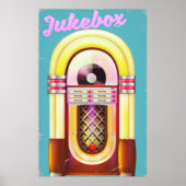 Vintag Music Jukebox Poster (Vorne)