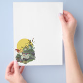 Vintag Music Magazine Cover Art, Etude Frog Choir Flyer (Hand)