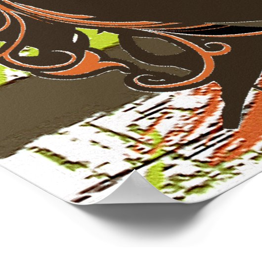 Vintag Music Poster (Ecke)