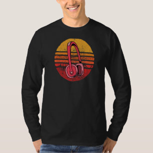 Vintag Music Producer Music Dj Retro Kopfhörer T-Shirt