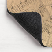 Vintag Music Sheets Mousepad (Ecke)