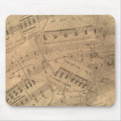 Vintag Music Sheets Mousepad (Vorne)