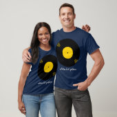 Vintag Music Vinyl Retro Girl T-Shirt (Unisex)