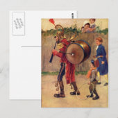 Vintag Musical Soldier Postcard Postkarte (Vorne/Hinten)