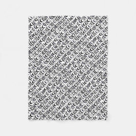 Vintag Mustache respektieren das Muster der Stache Fleecedecke