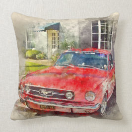 Vintag Mustang Kissen