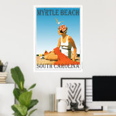 Vintag Myrtle Beach Poster (Heimbüro)