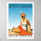 Vintag Myrtle Beach Poster (Vorne)
