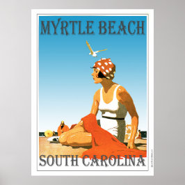 Vintag Myrtle Beach Poster