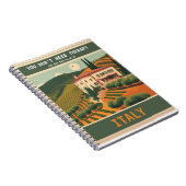 Vintag "nach Italien gehen" Notizblock (Rechte Seite)