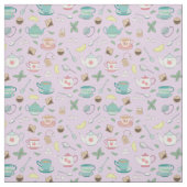 Vintag Nachmittagstee Party Tee Drinker Stoff (Muster)