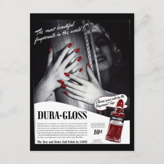 Vintag Nail Adv Postcard Postkarte