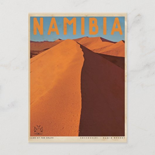 Vintag Namibia Travel Postcard Postkarte (Vorderseite)