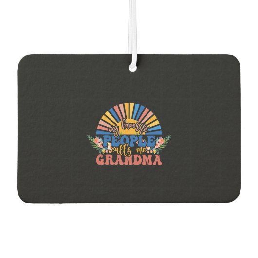 Vintag Nana Autolufterfrischer (Vorderseite)