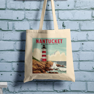 Vintag Nantucket Massachusetts Tragetasche