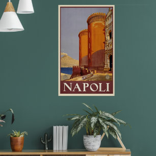 Vintag Napoli Reisen Poster