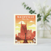 Vintag Nashville Postkarte (Stehend Vorderseite)