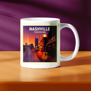 Vintag Nashville Tennessee Kaffeetasse