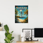 Vintag Nassau Bahamas Poster (Heimbüro)