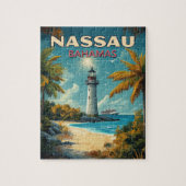 Vintag Nassau Bahamas Puzzle (Vertikal)