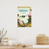 Vintag Nassau Bahamas Travel Poster (Küche)