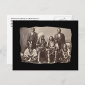 Vintag Native American Bannock Postkarte (Vorne/Hinten)