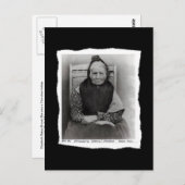 Vintag Native American Cherokee Postkarte (Vorne/Hinten)