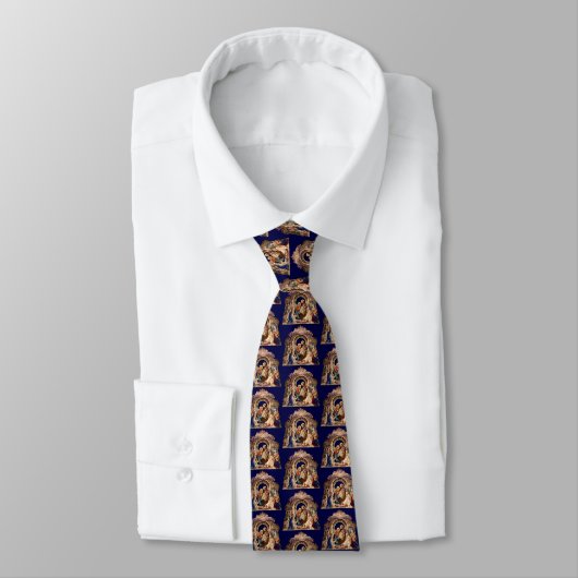 Vintag Nativity Neck Tie Krawatte (Gebunden)