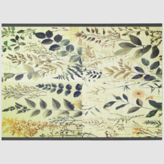 Vintag Naturele Collage Tissue von Elsie Lane Seidenpapier
