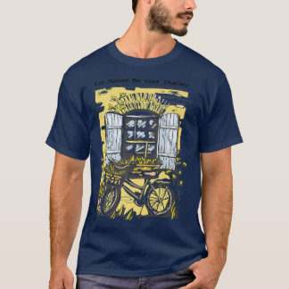 Vintag NatureLover Lifestyle BeHappy Zuhause Bike  T-Shirt