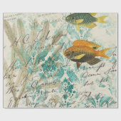 Vintag Nautic Geschenkpapier (Flach)