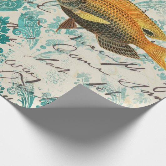 Vintag Nautic Geschenkpapier (Ecke)