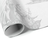 Vintag Nautic Geschenkpapier (Rolleneckpunkt)